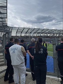 Secours, Grenoble, 6 Nations, rugby féminin, France, Pays de Galles, stade des Alpes, SSG, FFSS38, FFSS