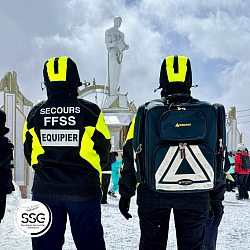Secours, Tomorrowland Winter, Tomorrowland, WinterTML, Alpe, Huez, Alpe d'Huez, Grenoble, SSG, FFSS 38, Sauveteurs Secouristes Grenoblois, Secourisme, PSC, formation, PSE1, PSE2